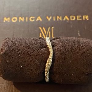 Monica Vinader Rose Gold Riva Ring